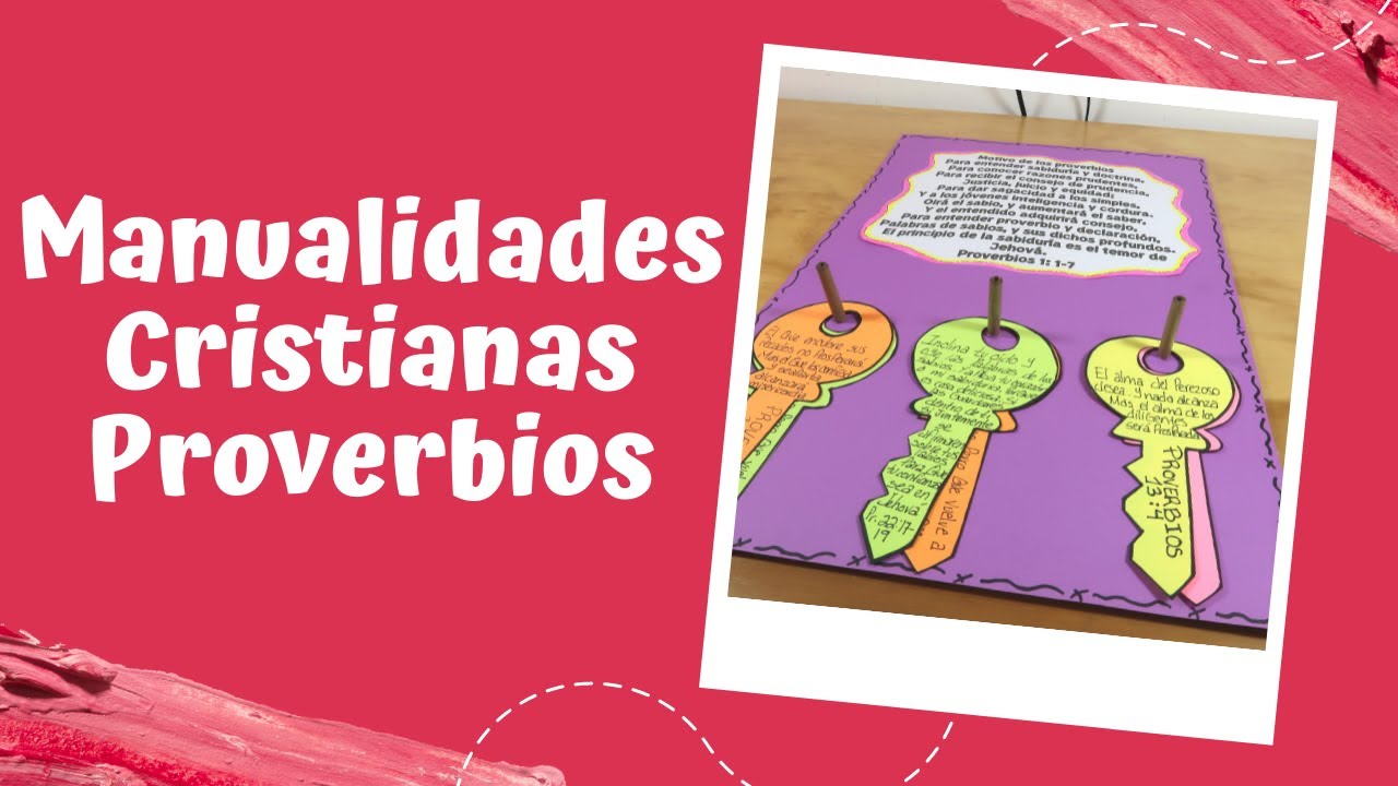 Manualidades Cristianas, Enseña a tu hijo el libro de Proverbios