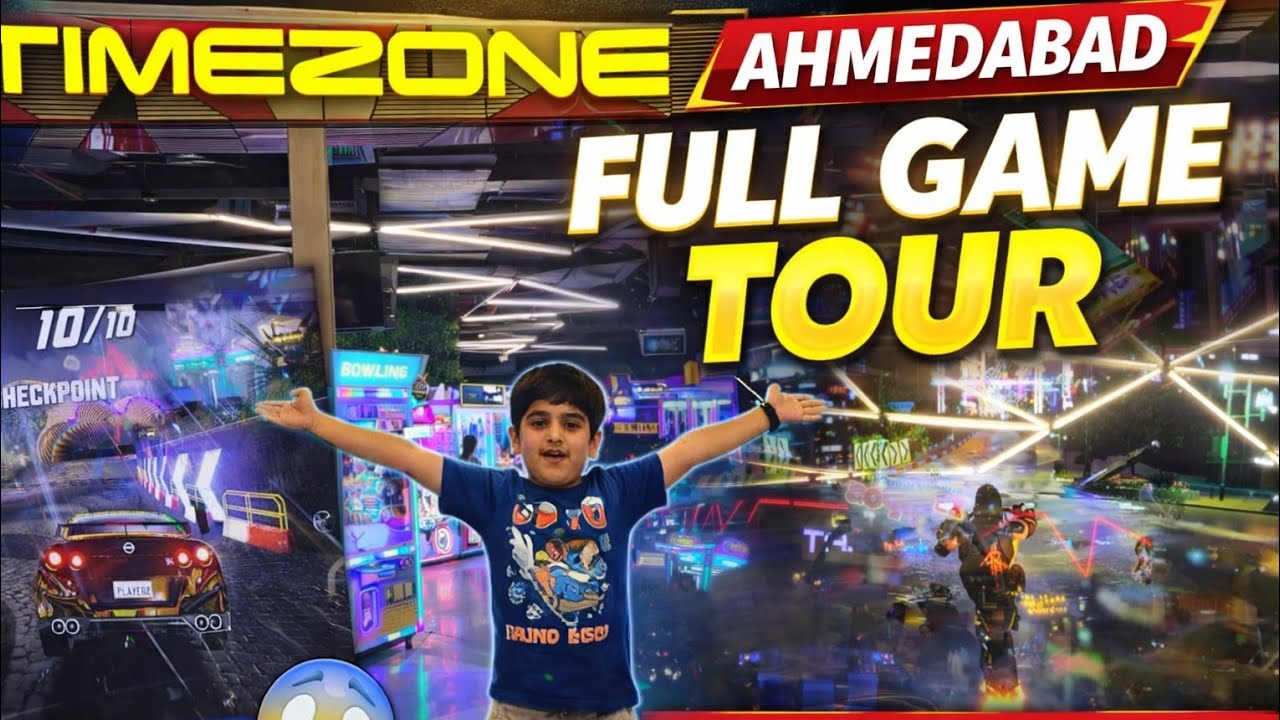 🎮 Timezone Palladium Mall Ahmedabad FULL GAME ZONE TOUR 😱 | Games & Prices