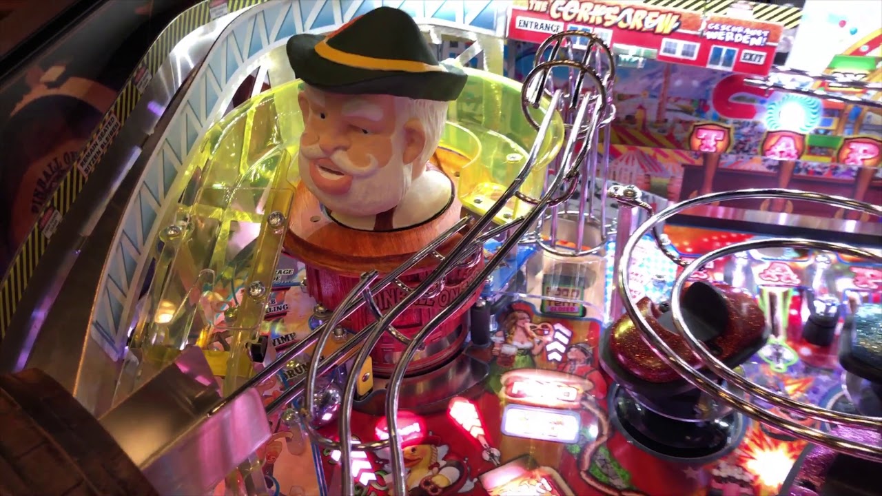 Oktoberfest Pinball Machine Up Close