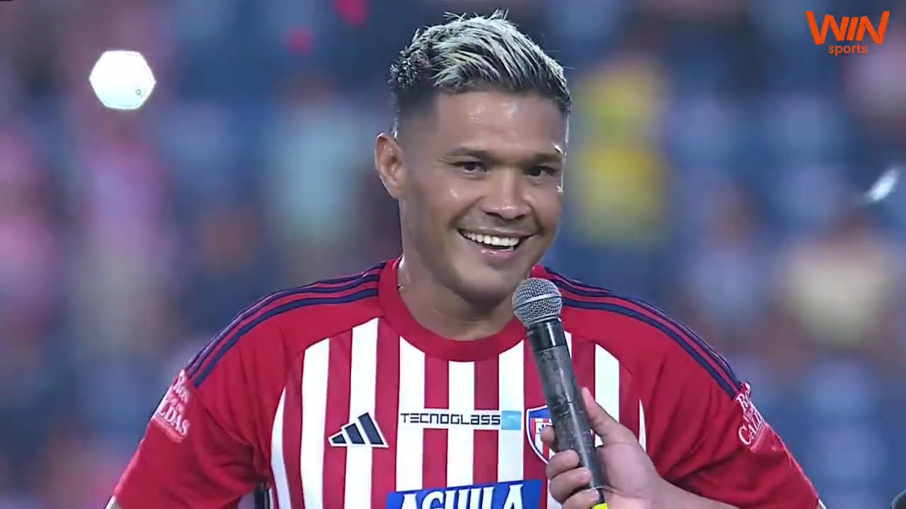 🦈⚽ Presentación oficial de Teófilo Gutiérrez como nuevo jugador de Junior