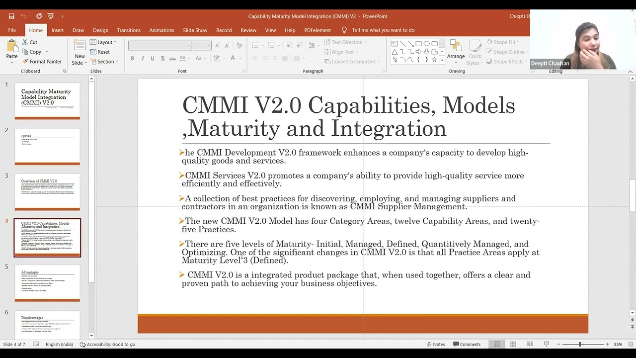 Overview of CMMI V2.0