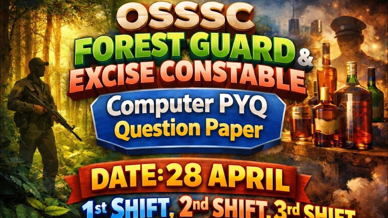 OSSSC Computer PYQ | 42 shift wise computerPrevious Year Questions | @santoshpathasala 