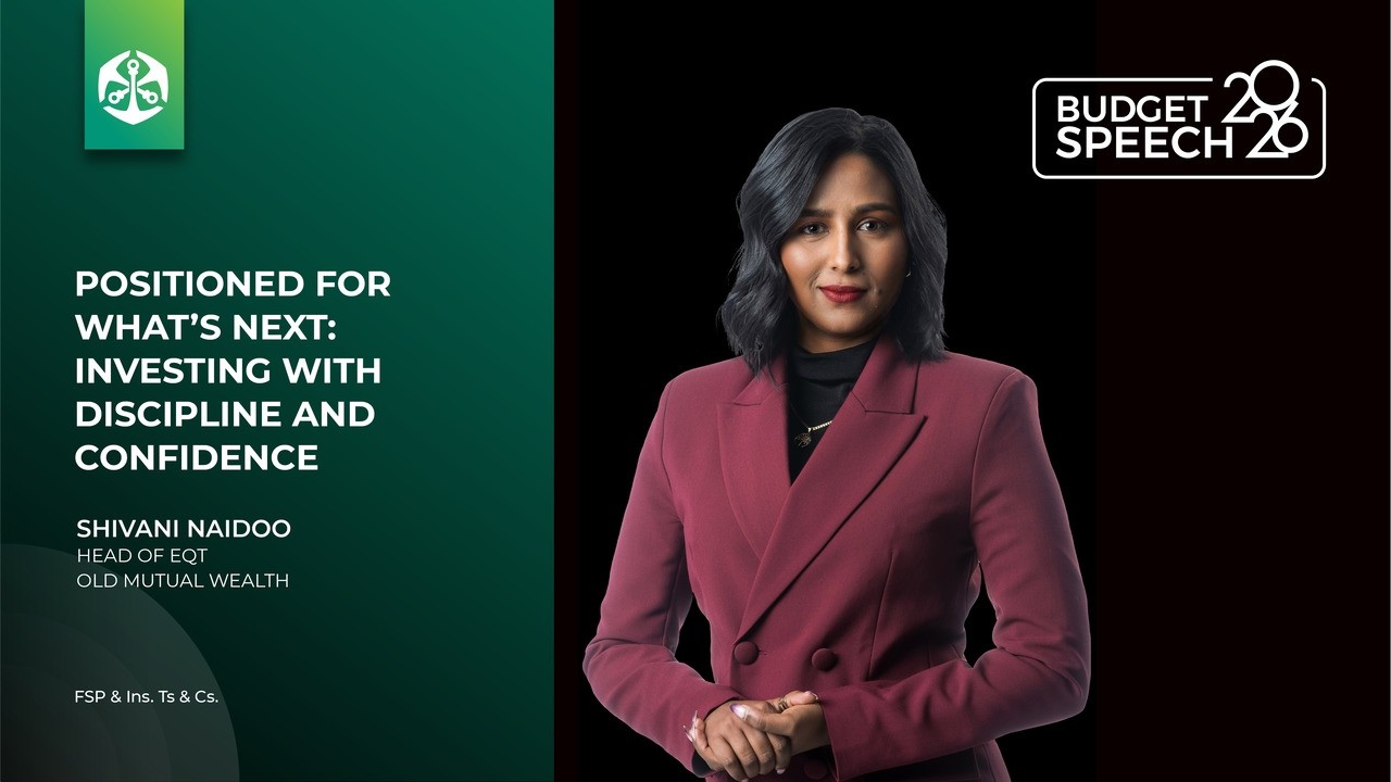 Positioned for what's next: Investing with discipline and confidence – Budget speech 2026