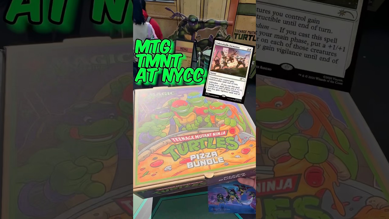 MAGIC THE GATHERING TEENAGE MUTANT NINJA TURTLES COLLAB AT NEW YORK COMIC CON NYCC 2025
