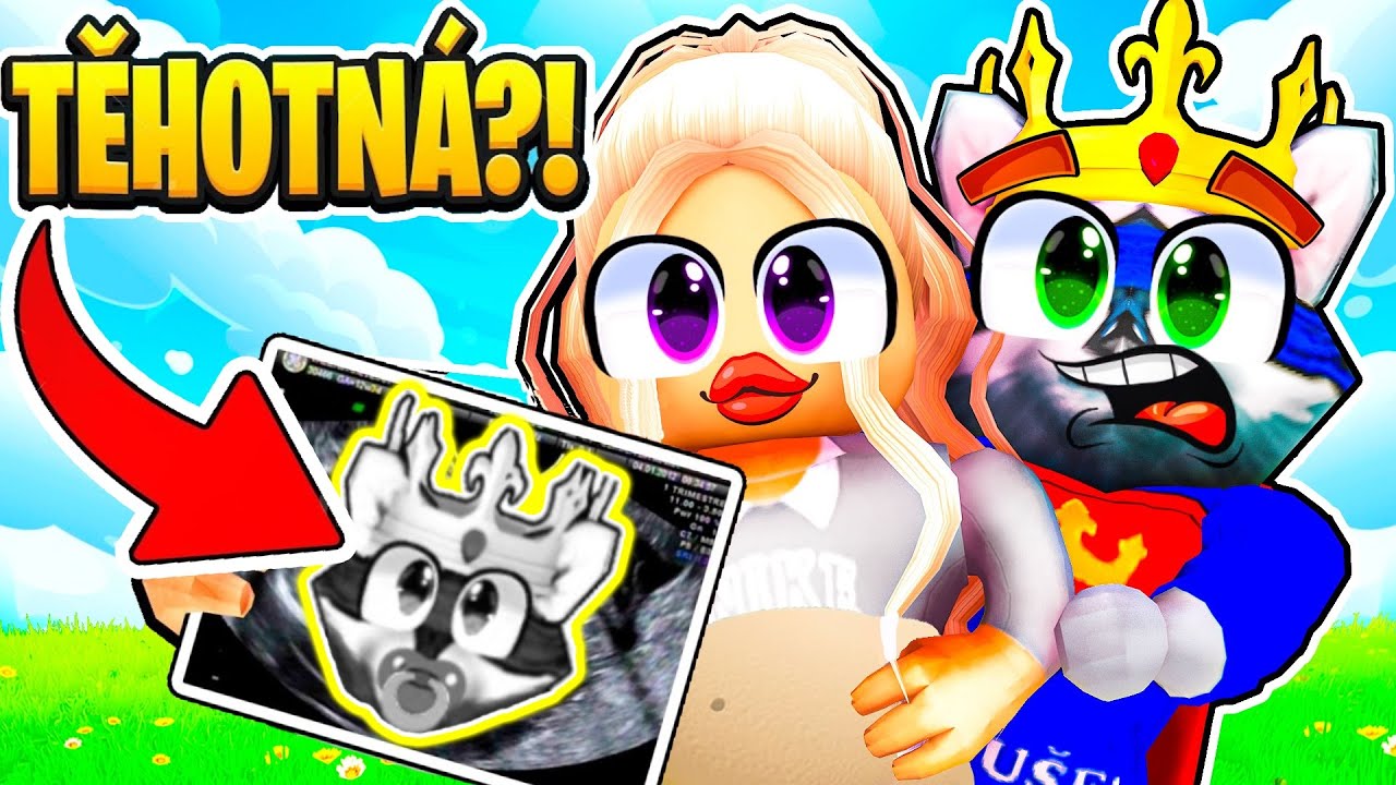 MOJE HOLKA je *TĚHOTNÁ* v Robloxu!! 😮🫄