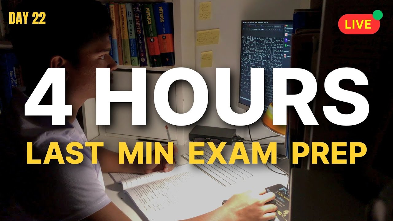 4 Hours Study with Me | Day 22