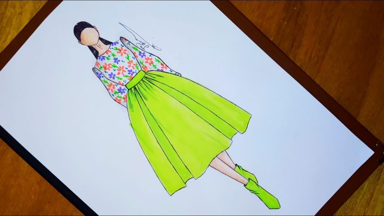 تعلم رسم ازياء كاجوال سهلة 4 | Dessin de mode