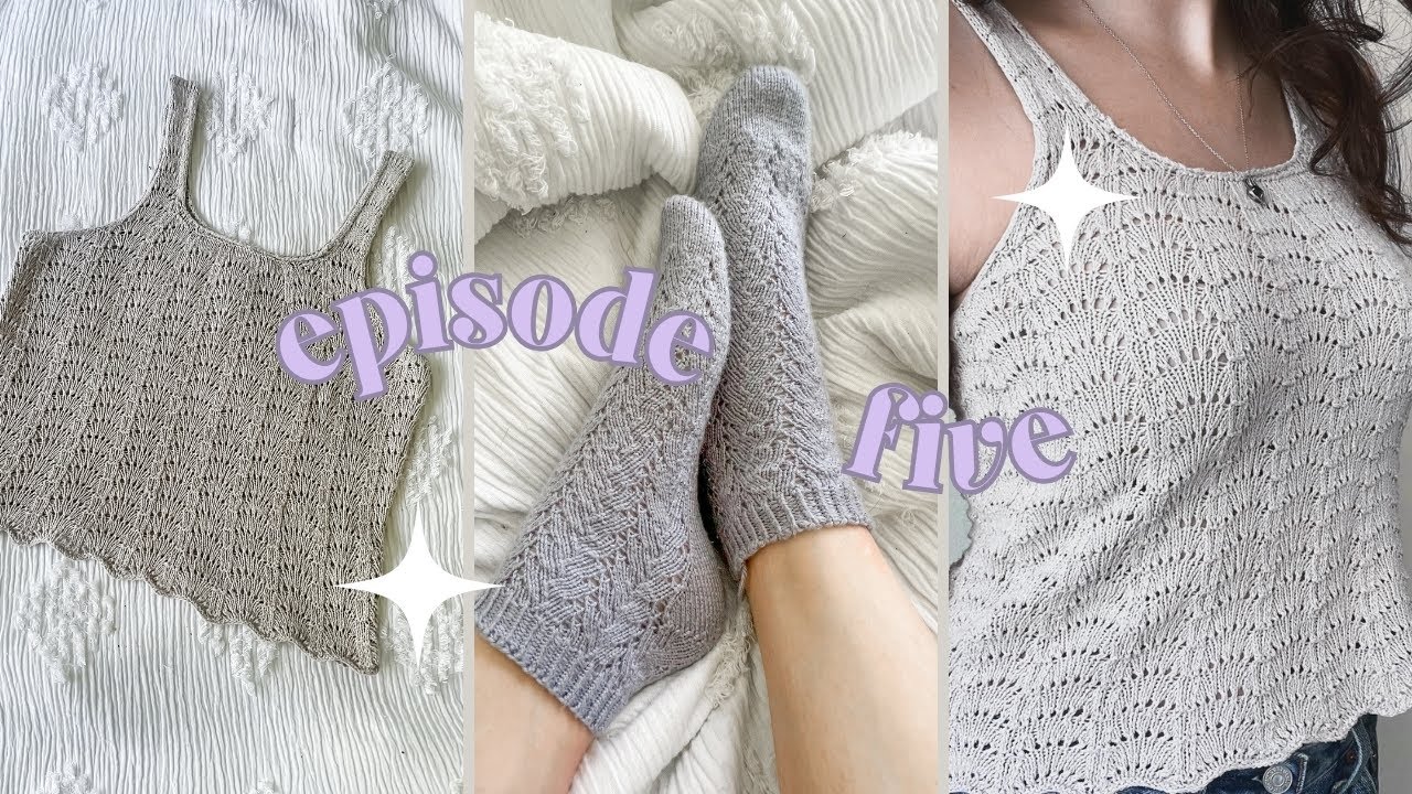 knitting podcast no. 5: my magnum opus (aka barbroe top) & exciting cast on