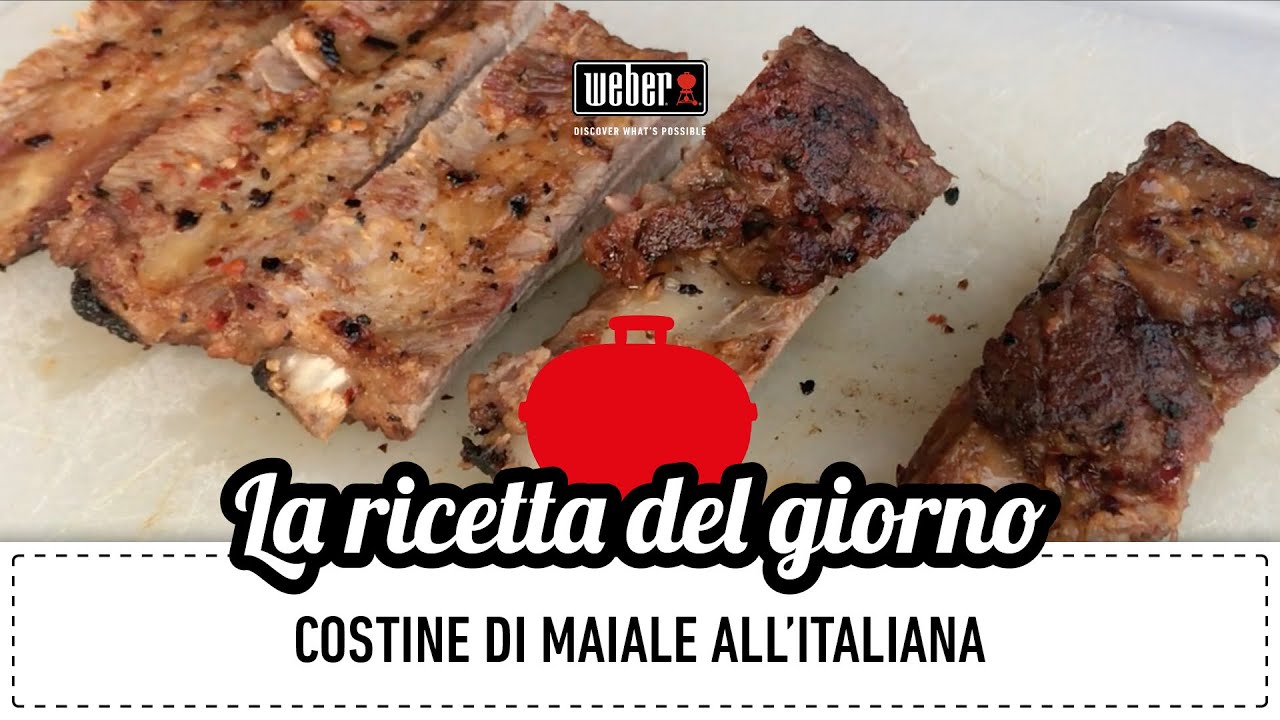 Videoricetta: costine di maiale all'italiana