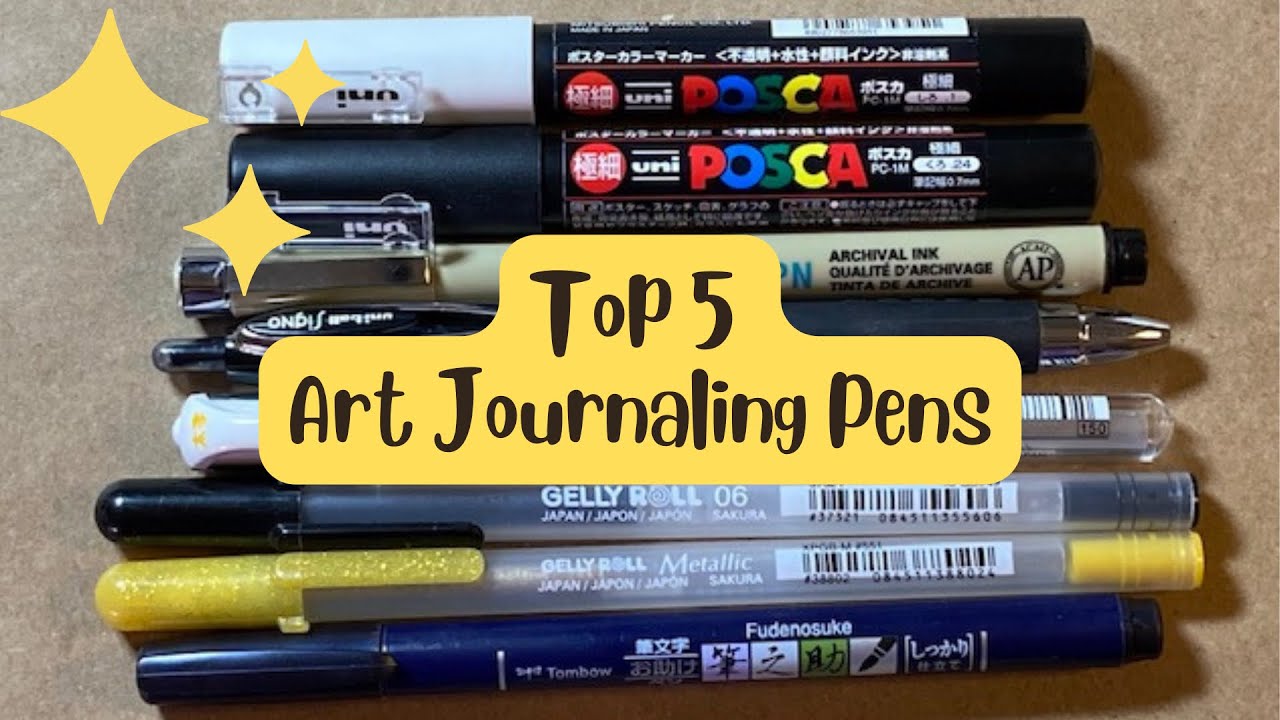 Top 5 🤩 Art Journaling Pens✨
