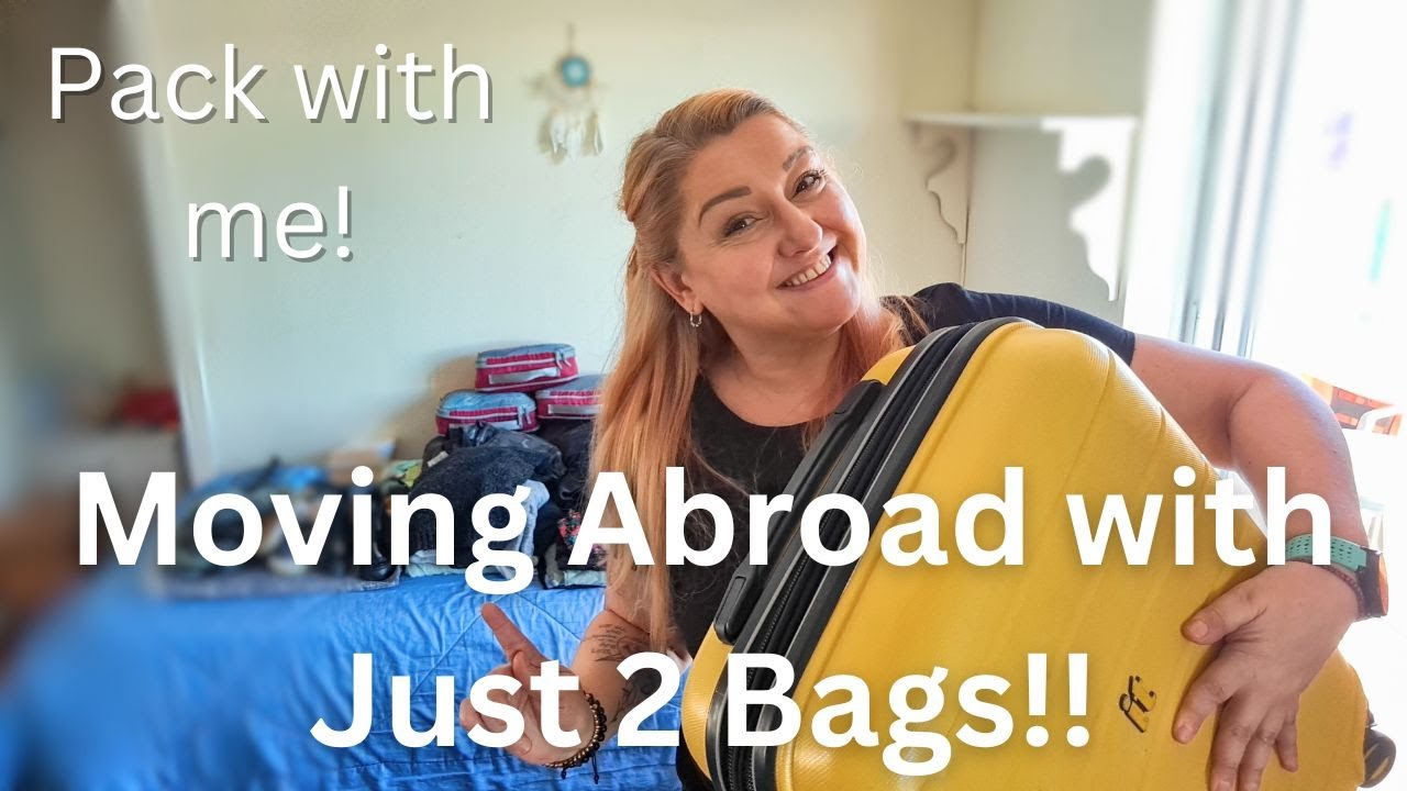 Pack with me as I move abroad! Packing my life into two bags! (Greece to Malta)