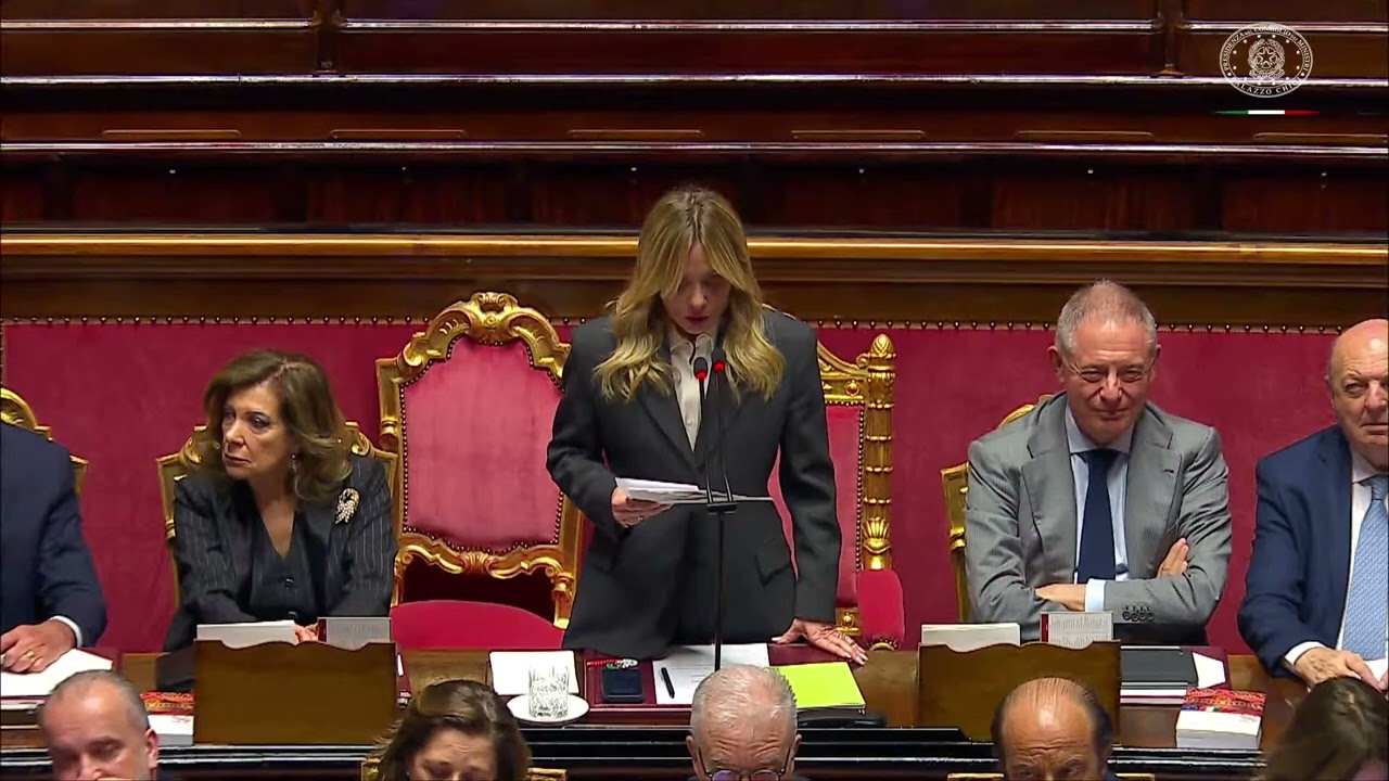 Informativa sull'azione di Governo: Giorgia Meloni al Senato della Repubblica. Non perdetela!