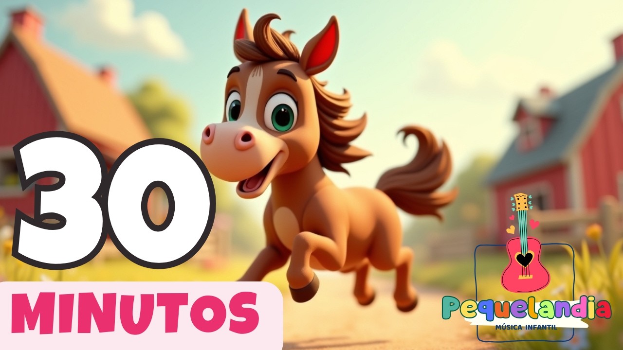 🐴🎵 Música Infantil: “Caballito Taca Taca” — Galope y Saltos Felices 💨