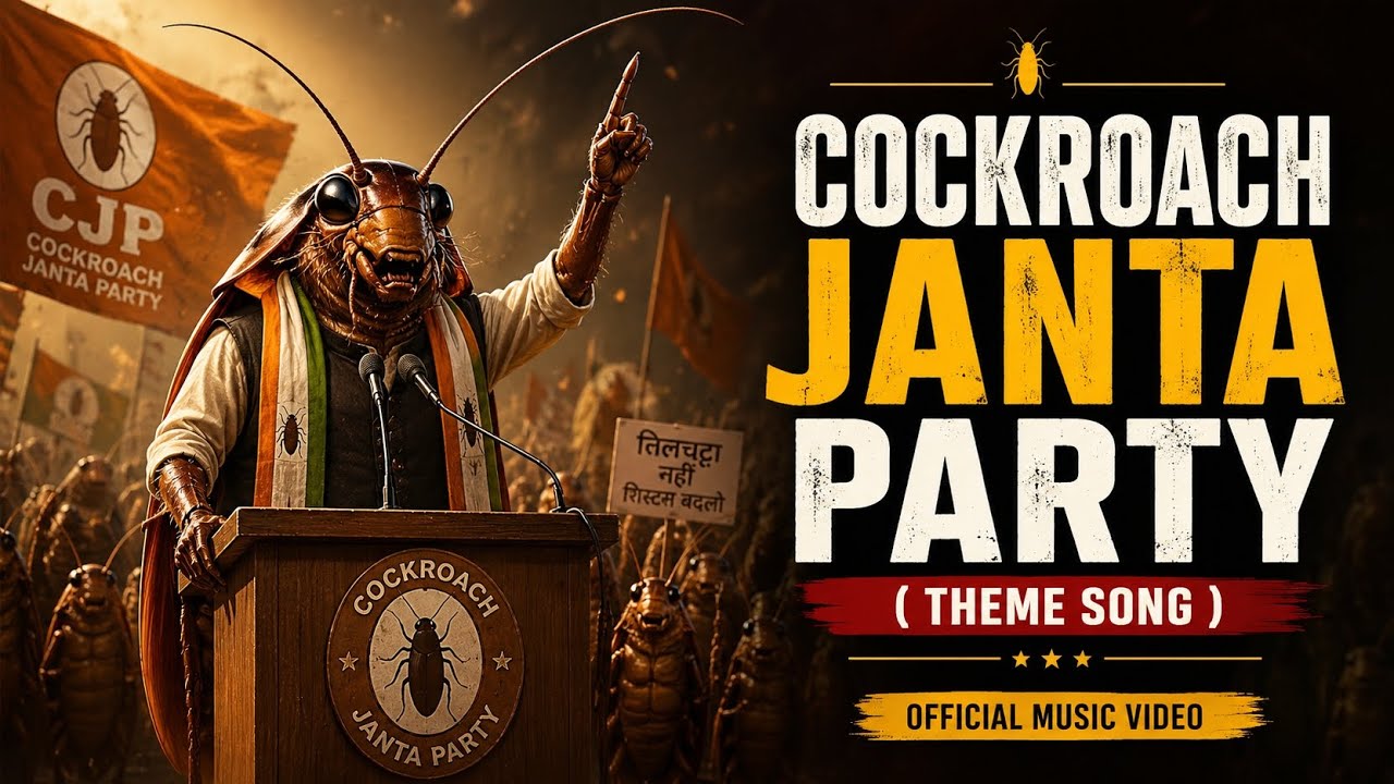 Cockroach Janta Party : Theme Song | Official Song | New Political  Hindi Song | Sagar Ghosh 