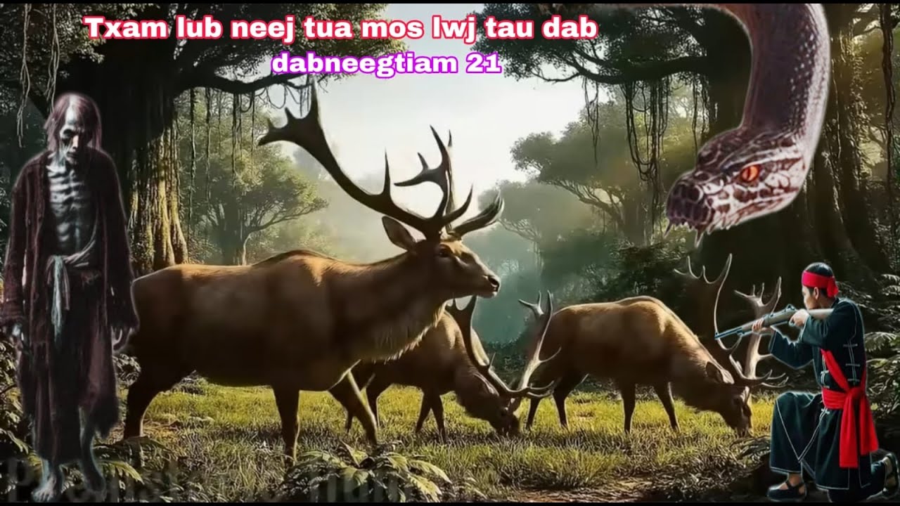 txam tua mos lwj thaum kawg tua tau dab ( QUB DAB NEEG )