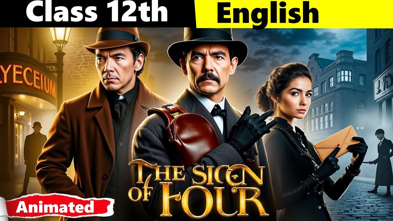 The Sign Of Four Class 12th | 4.4 | Animation | Summary | Important Questions |4.4 Novel The Sign Of