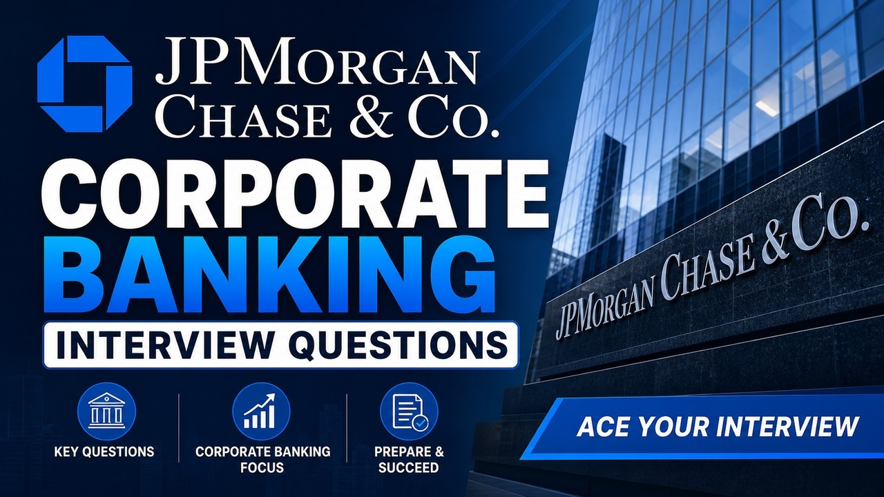 JP MORGAN chase & co Corporate Banking Interview Questions