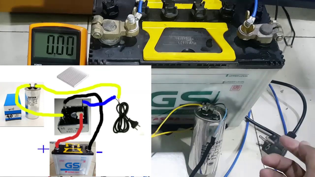 DESULFATOR Menggunakan 3 Komponen Elektronik Untuk Memperbaiki AKI