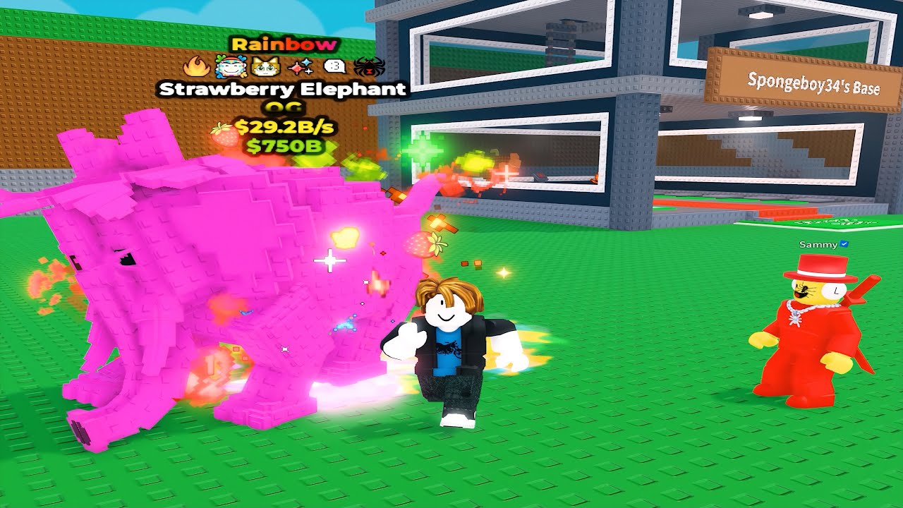 Sammy Let Us Trait Farm a Strawberry Elephant