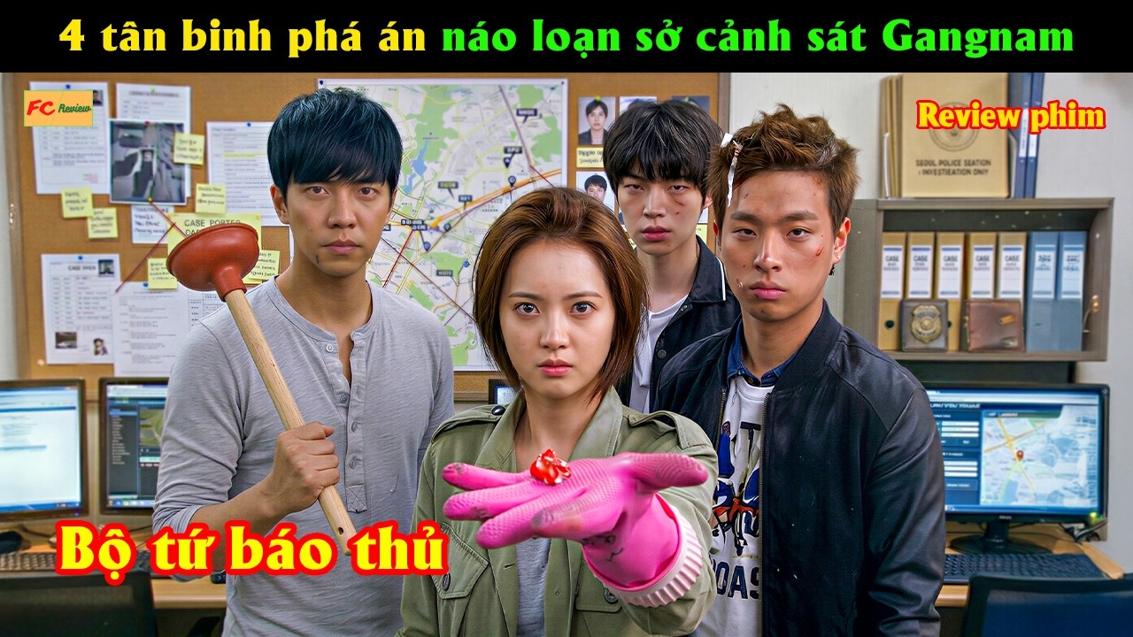 4 t&acirc;n binh ph&aacute; &aacute;n n&aacute;o loạn sở cảnh s&aacute;t Gangnam - Review phim H&agrave;n