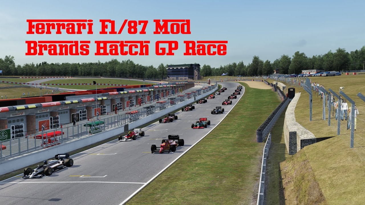 Assetto Corsa - F1/87 Mod - Brands Hatch GP Race