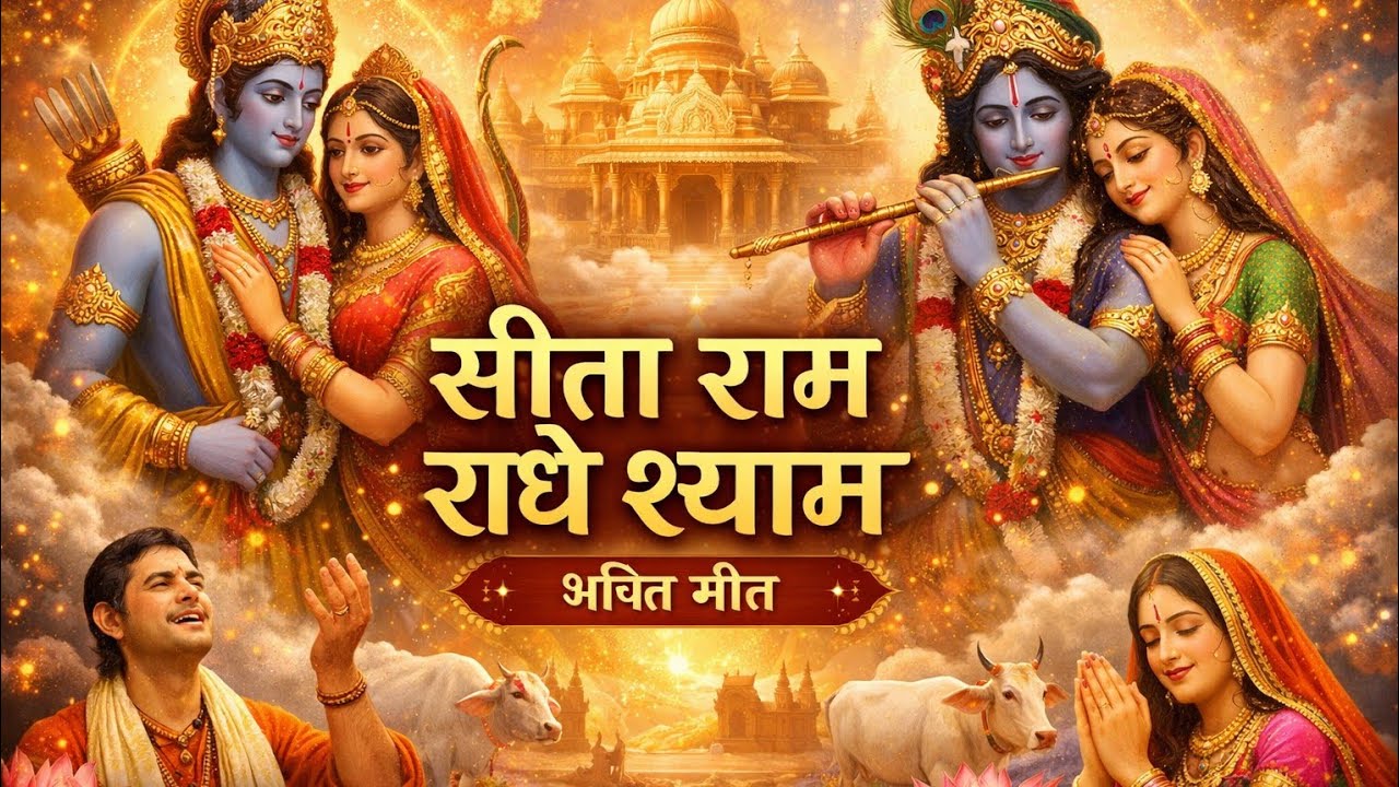 🙏SitaRam & Radheshyam🕉️#bhaktisong #krishnabhakti #rambhakti आपका समर्थन हमारा प्रेरणा।🙏👍 लाइक,sub.