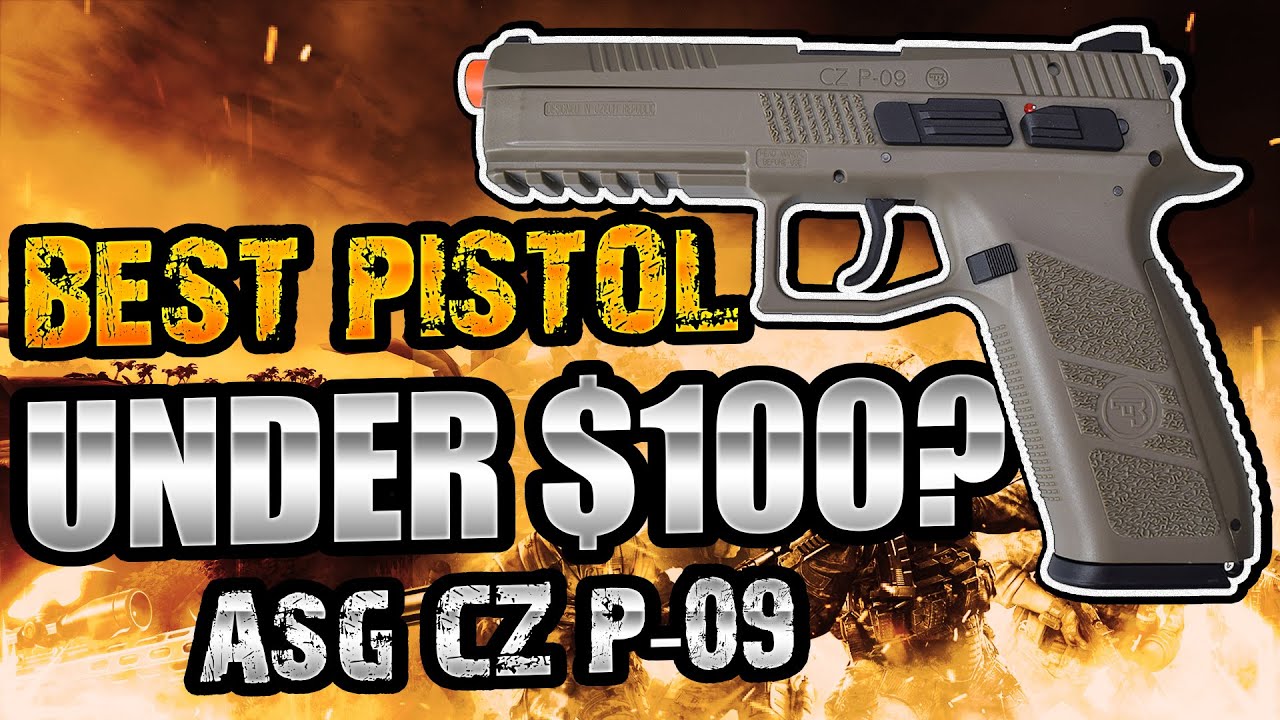 ASG CZ P-09 Sportline Gas Blowback Airsoft Pistol Overview