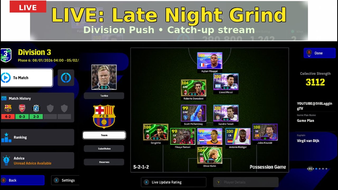 🔴LIVE: 2ND Account Late Night Catch-Up |Division Push