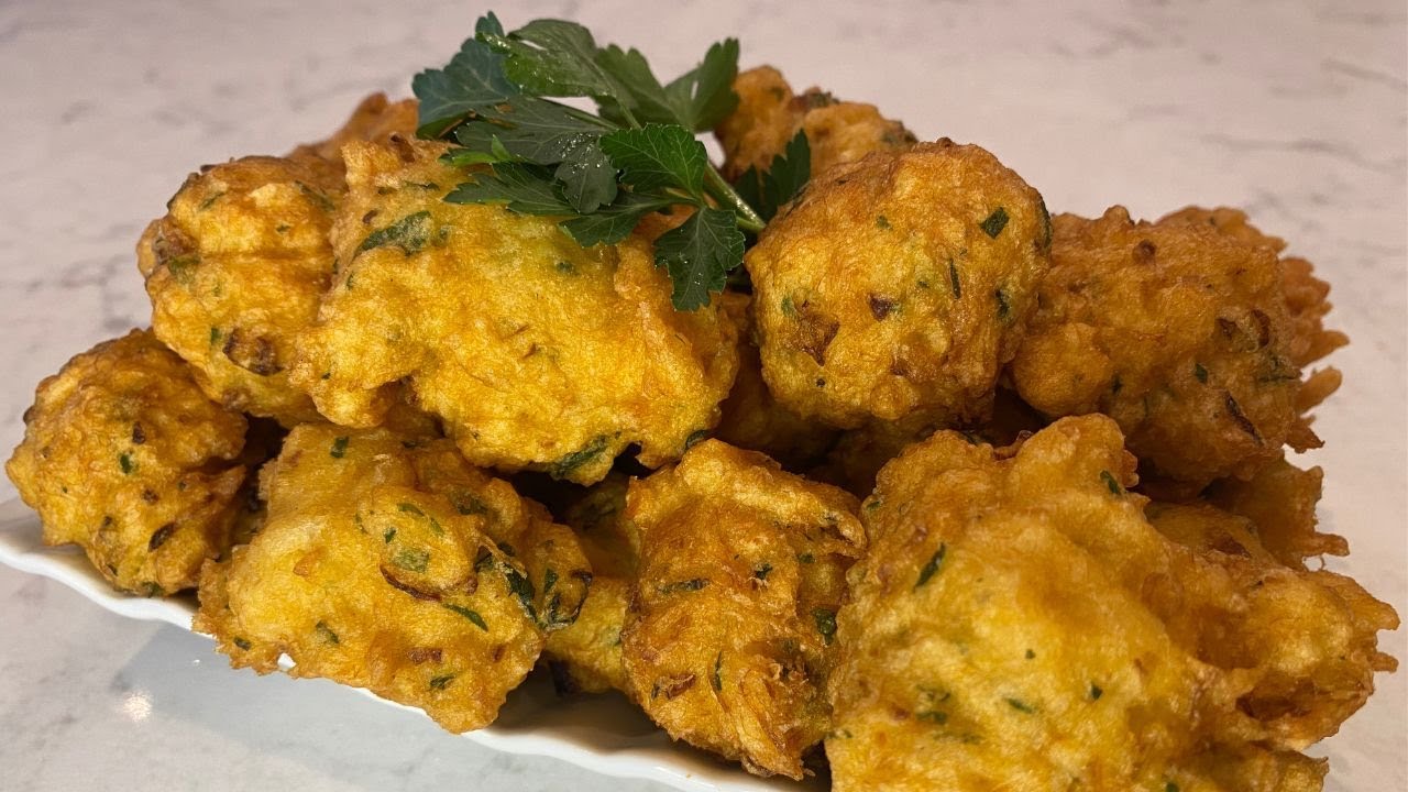 Pataniscas de Bacalhau  -  Portuguese Codfish Fritters