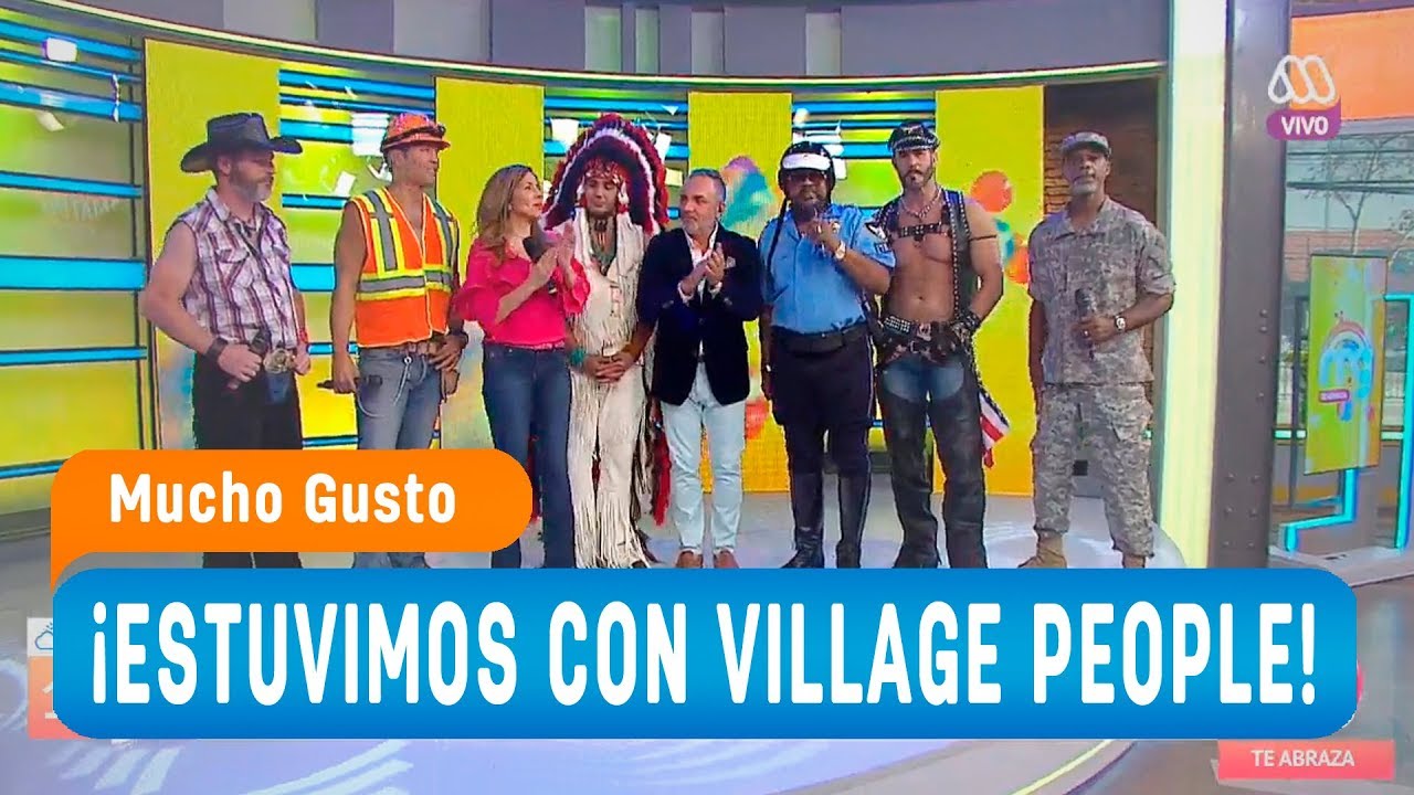 ¡Village People visitó el matinal! - Mucho gusto 2018