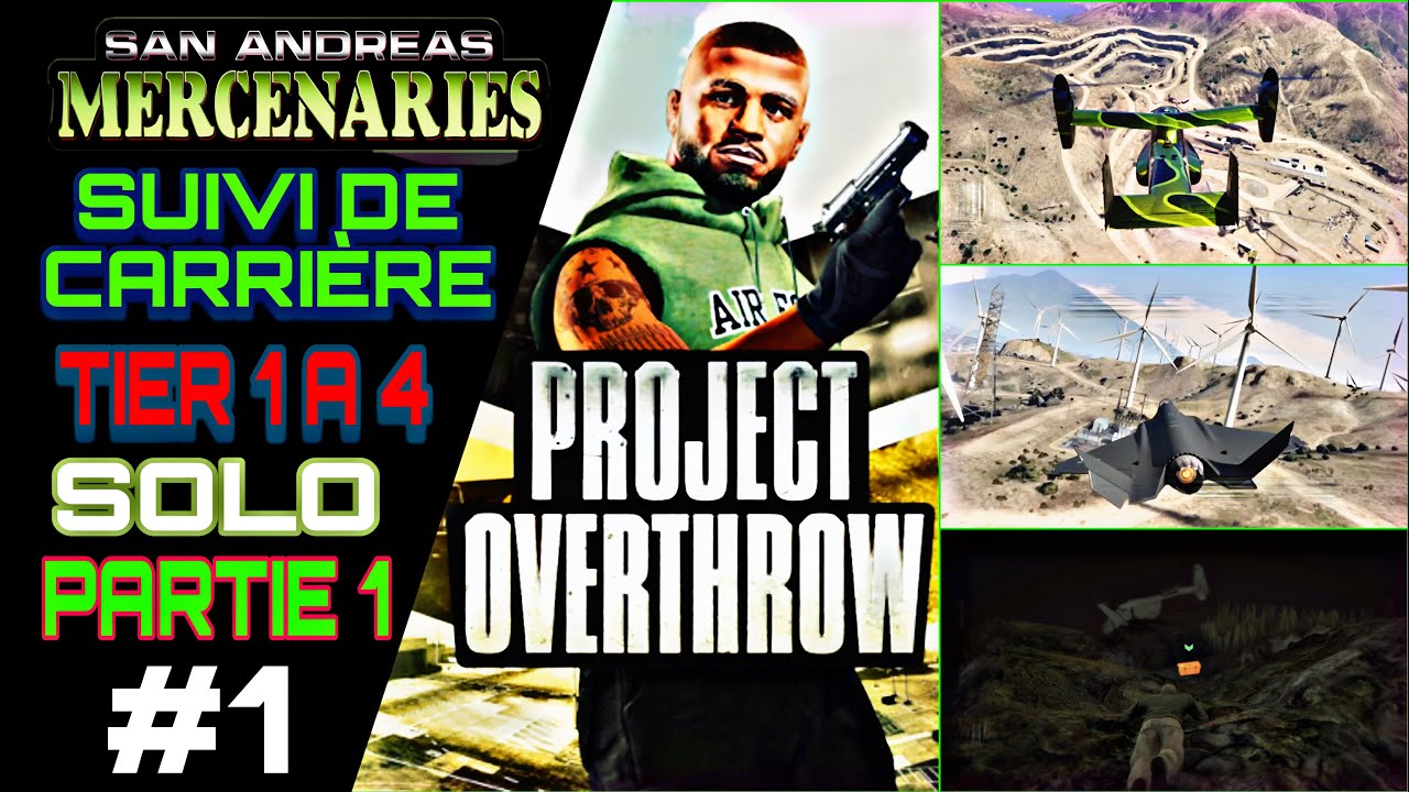 TGS CARRIÈRE - SOLO PALIER 1 A 4 / S.A MERCENARIES MISSIONS _ Partie 1 | EP#1 SUR GTA ONLINE