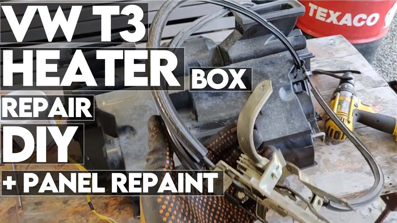 VW T25 / T3 Heater Blower Complete Repair + Panel Repaint
