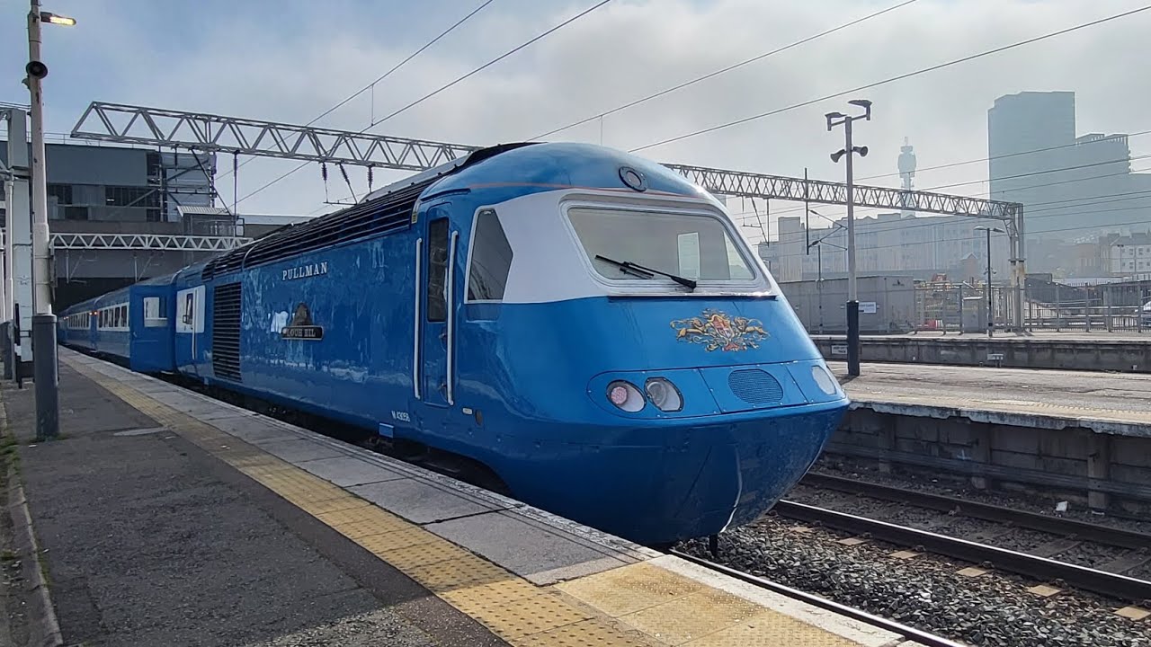 Trains at London Euston including the Midland Pullman HST!