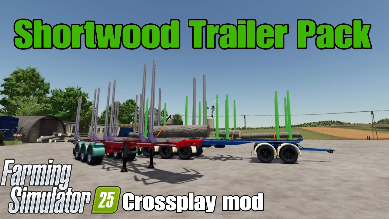 Shortwood Trailer Pack / FS25 crossplay mod