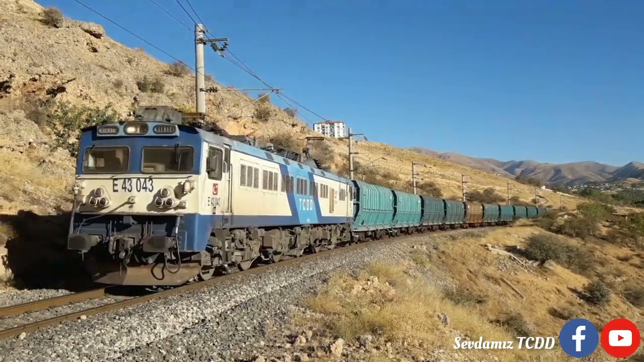 TOSHİBA LOKOMOTİFLERİN ÇEKTİĞİ YÜK TRENLERİ...