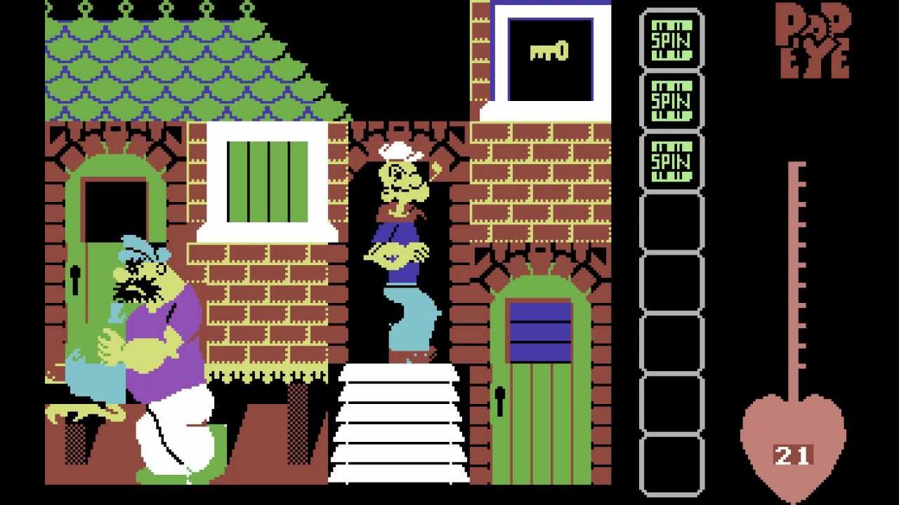 Popeye Longplay (C64) [50 FPS]