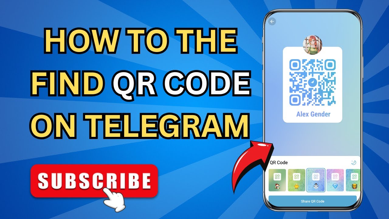 How to the Find QR Code on Telegram