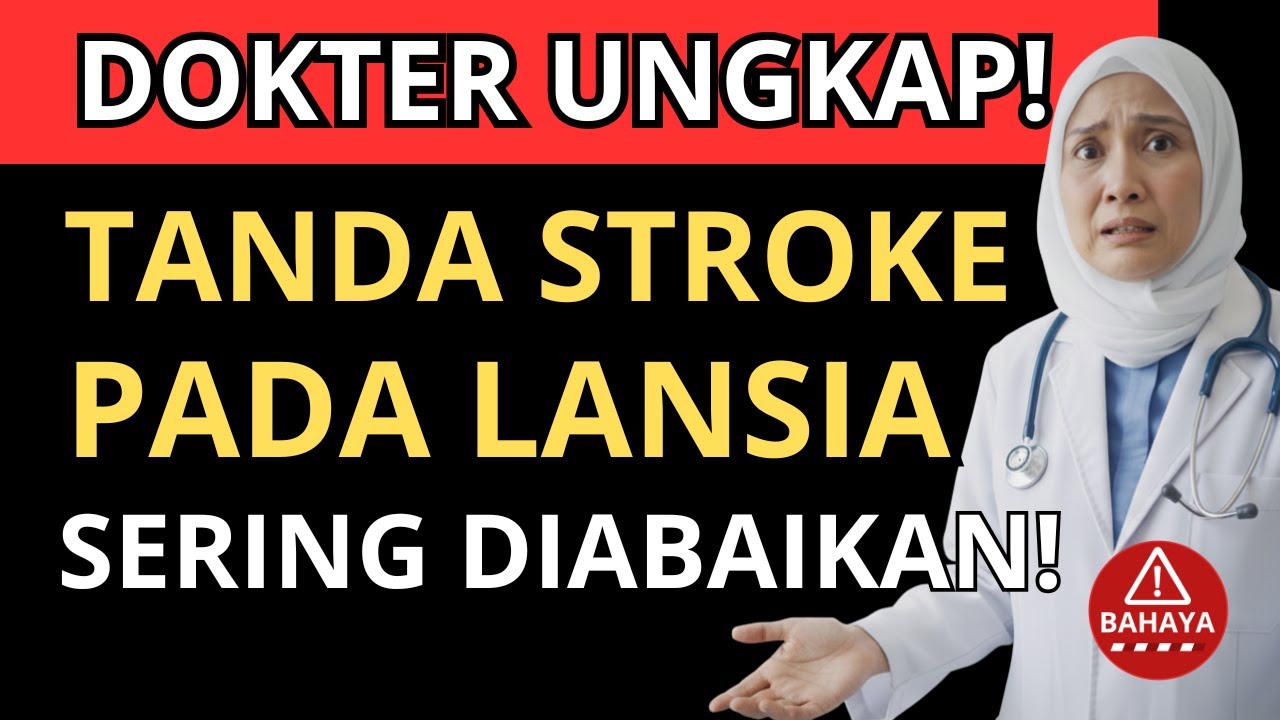 DOKTER UNGKAP‼️ TANDA AWAL STROKE PADA LANSIA SERING TERLEWAT