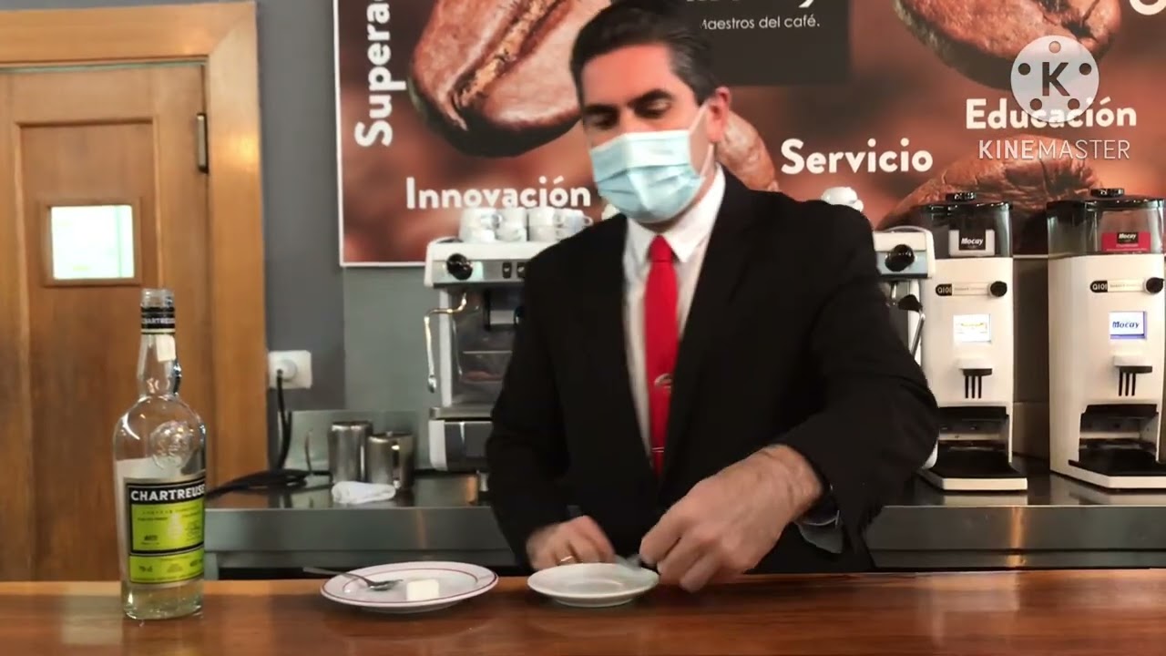 Elaboración de café royal