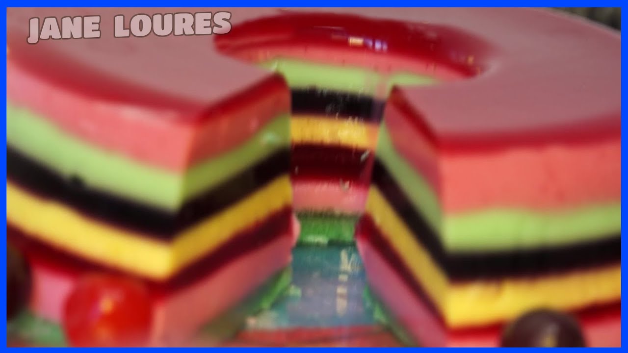 COMO FAZER GELATINA ARCO IRIS