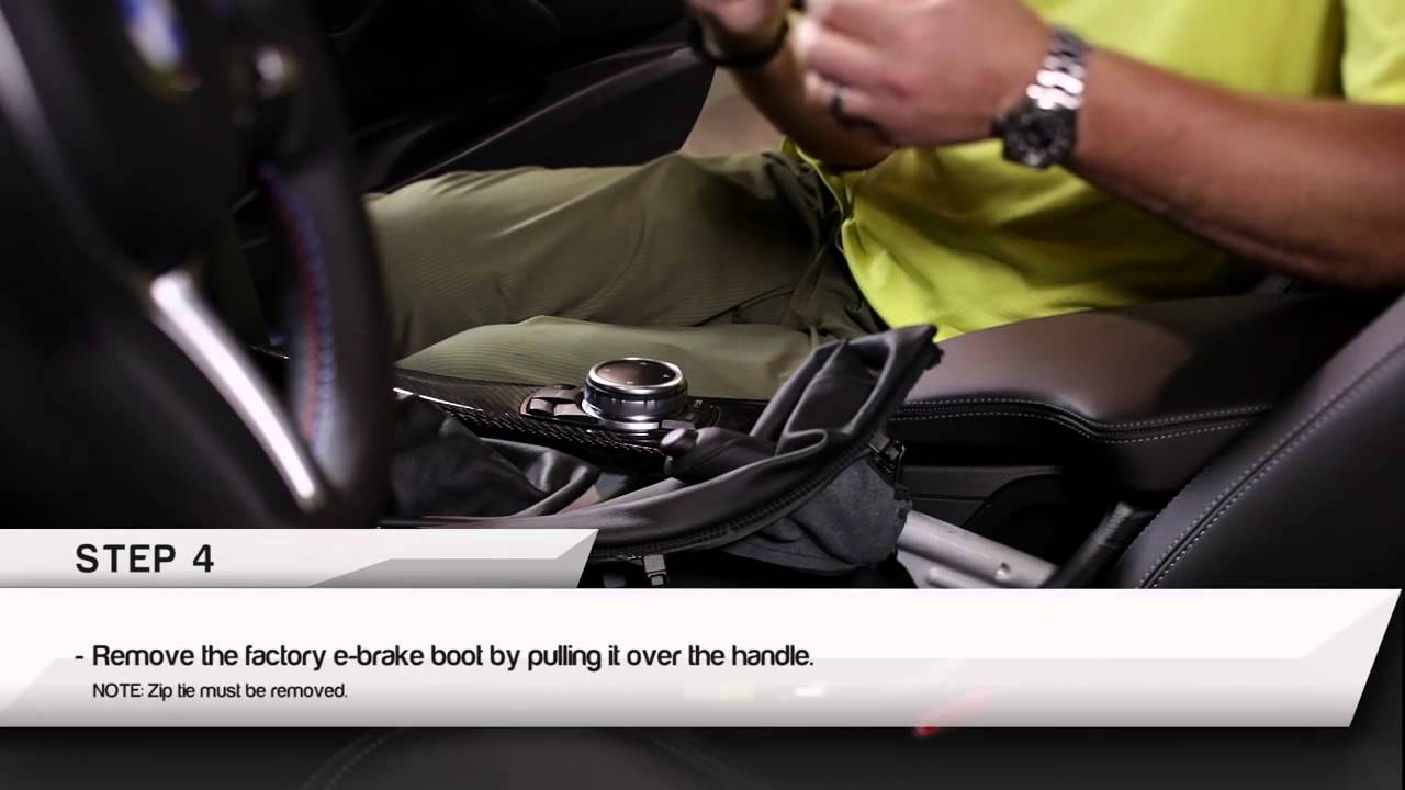 INSTALL GUIDE: IND F8X M3 / M4 Tri-Stitch E-Brake Boot