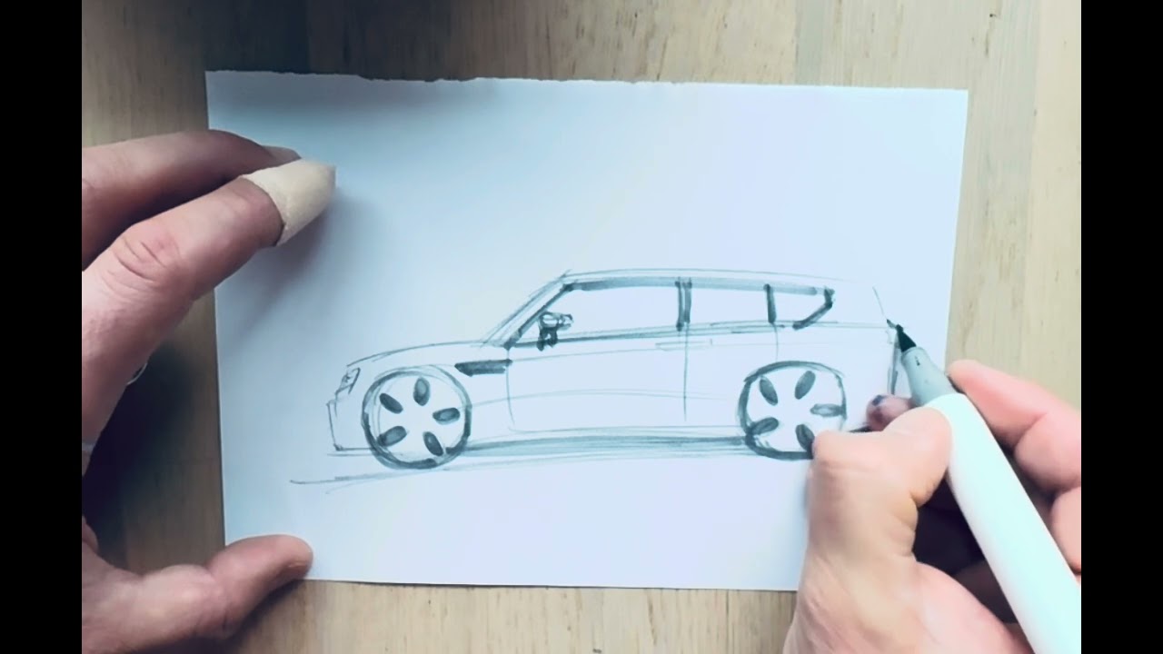 CAR SKETCHING | LIVE ART MOMENT #automobile #drawing #art #shorts #shortvideo #howtodraw #car 