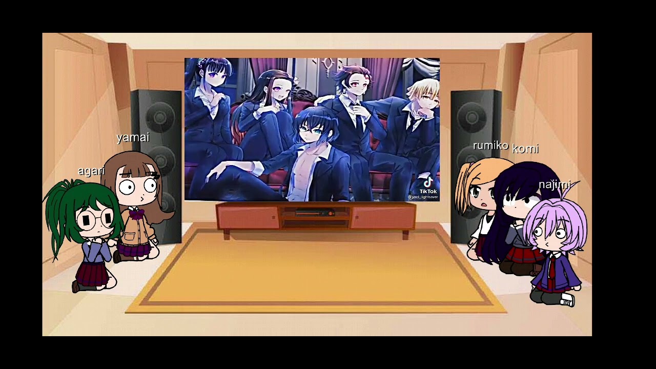 komi-san no puede comunicarse reacciona a tadano es tanjiro (leer descripción)