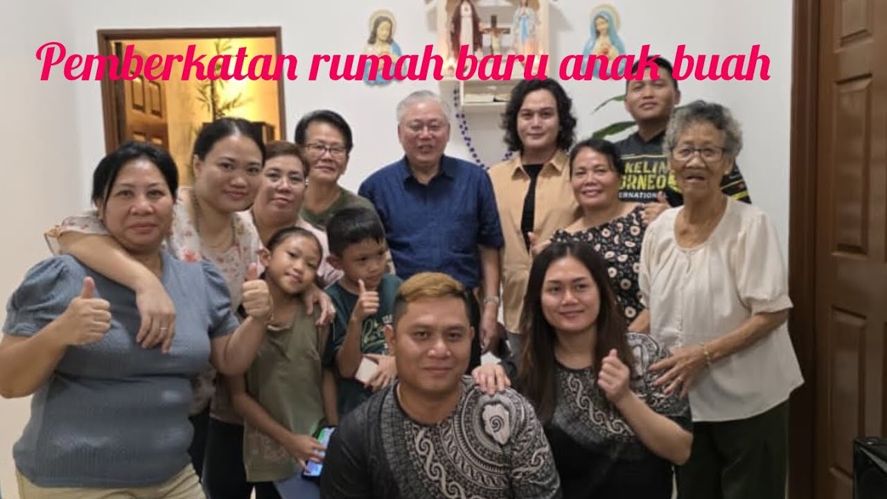 Pemberkatan rumah baru anak buah