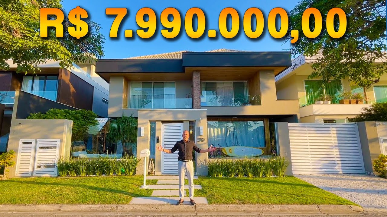 A MANSÃO DECORADA DOS SEUS SONHOS ESTÁ À VENDA PORTEIRA FECHADA NO DEL LAGO!! | MULLER IMOVEIS RJ
