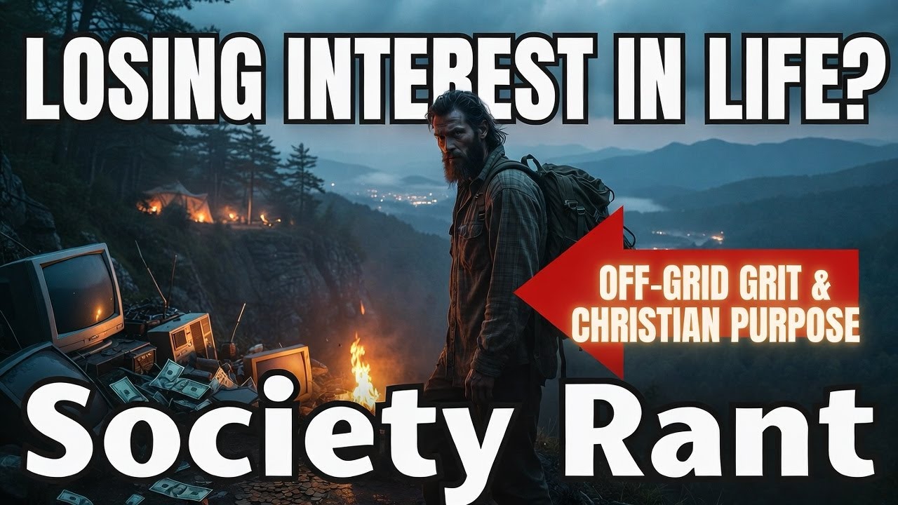 Losing Interest in Life: Off-Grid Grit & Christian Purpose Rant
