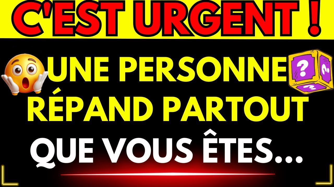 🔴 Ce Qu'elle Dit De Vous Peut Provoquer Un IMMENSE…