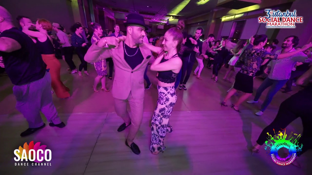 Fadi Fusion and Ezgi Süzer Salsa Dancing at Istanbul Social Dance Marathon 2020, Friday 31.01.2020