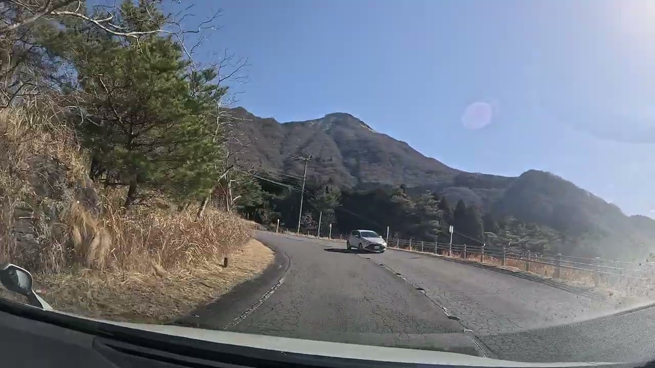 2026/01/26 湯之坪街道停車場往九州自然動物園街景