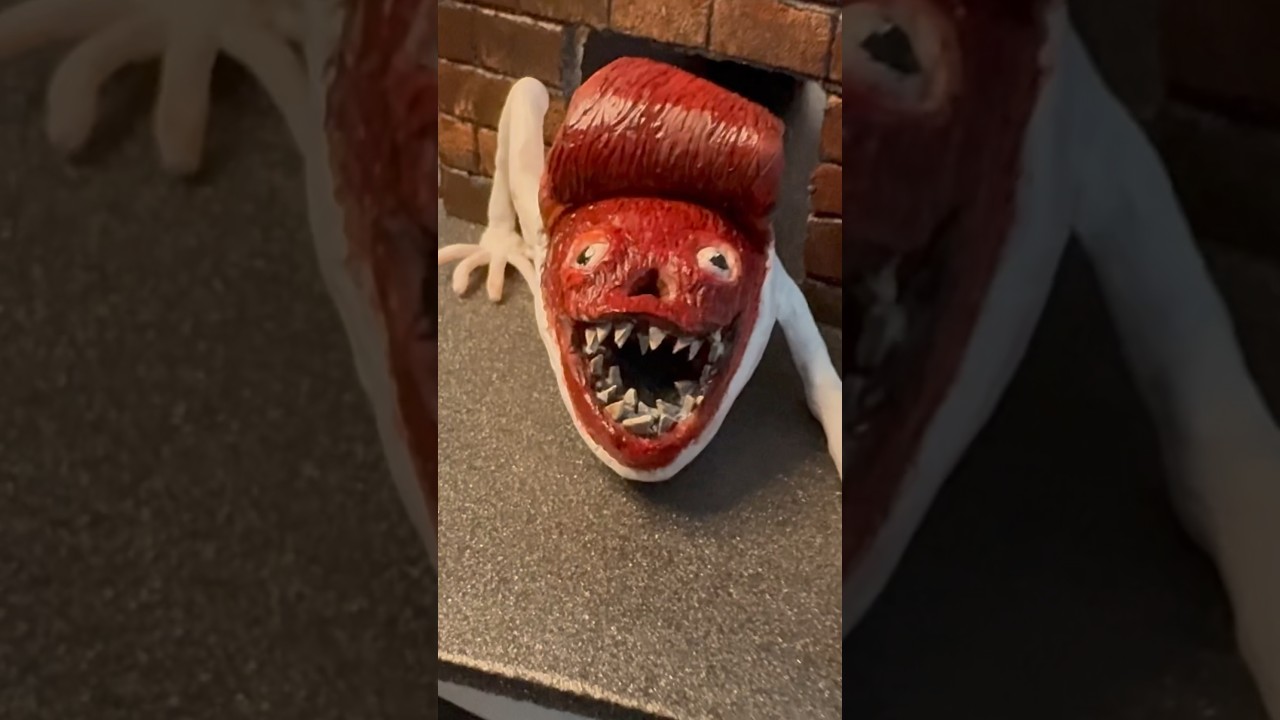 Realistic Bridge Worm in Clay / Trevor Henderson Creatures #art #claysculpting #bridgeworm